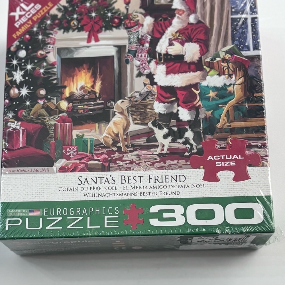 Eurographics Santa's Best Friend 300 Piece Puzzle ๐ - Picture 3 of 9